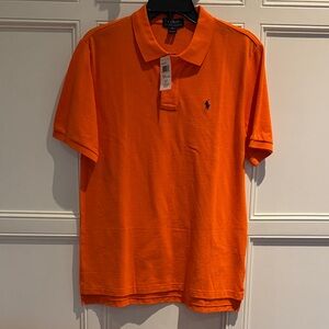 NWT Polo by Ralph Lauren Men's Bright Orange Polo Shirt